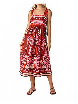 Crosby by Mollie Burch Simpkin Dress in Red (view 2)