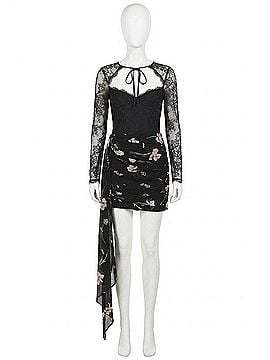 Katie May Wilde Long Sleeve Mini Dress in Black (view 1)