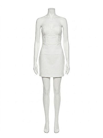 Line & Dot Fable Mini Dress in White (view 1)