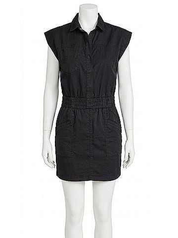 Pistola Rosie Mini Dress in Fade To Black (view 1)