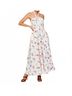Line & Dot White Reeta Midi Dress in White Multi Size L - photo 2