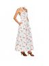 Line & Dot White Reeta Midi Dress in White Multi Size L - photo 4