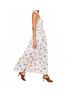 Line & Dot White Reeta Midi Dress in White Multi Size L - photo 5