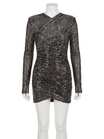 Sabina Musayev Lapisa Mini Dress in Black (view 1)