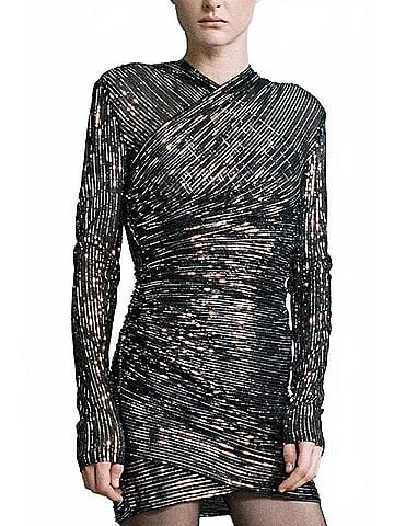 Sabina Musayev Lapisa Mini Dress in Black (view 2)