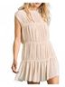 Ser.O.Ya Brown Thalia Dress in Eggshell Size S - photo 3