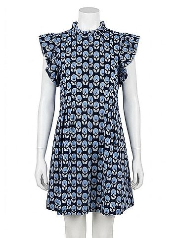Ivy Jane Knit And Tucked Dress in Tulip (view 1)