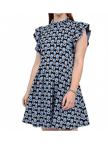 Ivy Jane Knit And Tucked Dress in Tulip (view 2)