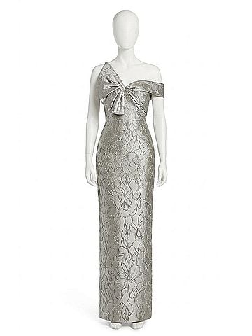 Alexander by Daymor Long Gown in Silver (view 1)