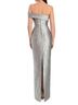 Alexander by Daymor Silver Long Gown in Silver Size 10 - photo 3