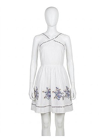 Banjanan Women's Yulia Dress in White (view 1)