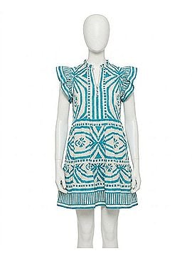 Omika Wilora Mini Dress in Jolie Lagoon (view 1)