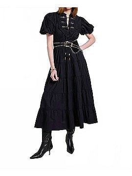 Scarlett Poppies Ethereal Dress in Onyx Black (view 2)