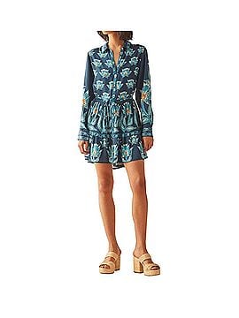 Omika Tula Mini Dress in Adya Baltic Adybal (view 2)