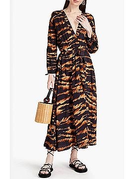 Melissa Odabash Gabby Maxi Kaftan Dress in Tiger Print (view 2)