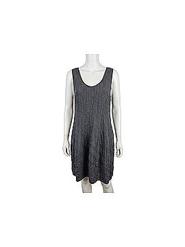 Grizas Women's Tank Silk Textured Dress in Grey (view 1)
