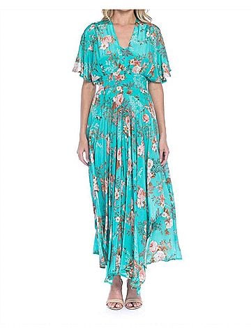 Tolani Daphne Maxi Dress in Aqua (view 2)