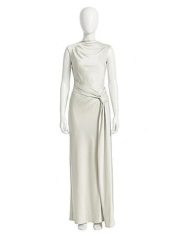 Significant Other Luka Contemporary Sleeveless Gown in Oyster (view 1)