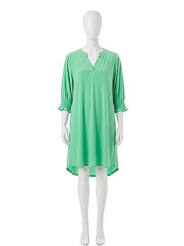 Dear Scarlett Lizzy Petal Dress in Aqua Mint (view 1)