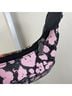 Ed Hardy Snake Print Black Pink Shoulder Bag One size - photo 5