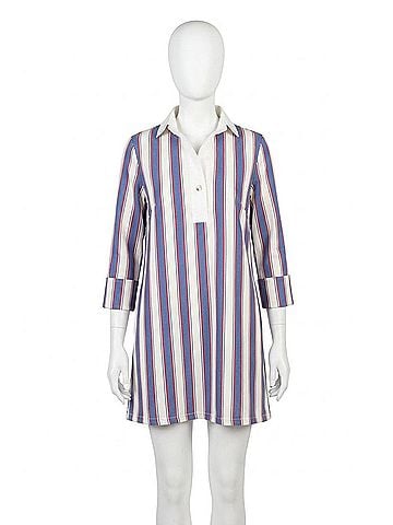 SMITH & QUINN Martha Mini Dress in Cottage Stripe (view 1)