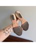 Badgley Mischka Gold Tan Sandals Size 8 1/2 - photo 6