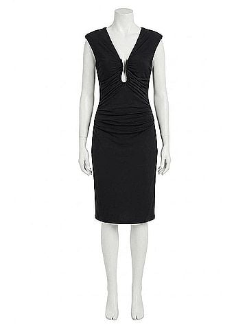 Bishop + Young Clayton Party Midi Dress in Black (view 1)