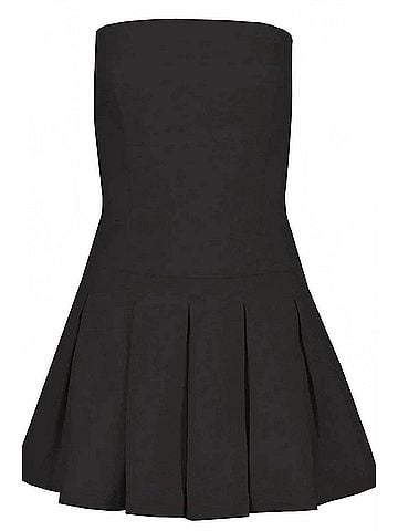 Bishop + Young Women's Positano Mini Dress in Black (view 2)