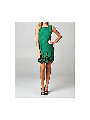 Esley Karrie Dress in Green (view 2)