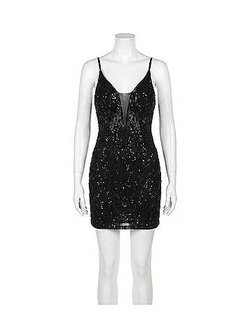 Nox Anabel Raven Dress in Black (view 1)