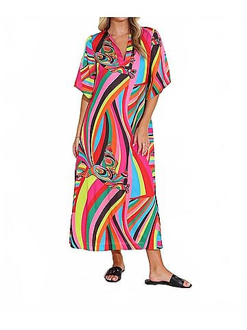 Alden Adair Delaney Dress in Multi (view 2)