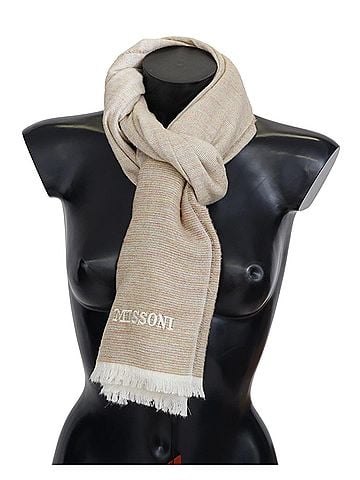 Missoni Elegant Multicolor Wool Scarf with Signature Men's Design (view 1)