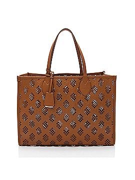 Gucci Gucci GG Debossed Calfskin Diamond Cutout Medium Tote (view 1)