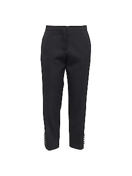 Burberry Burberry Side Stripe Accent Trousers in Black Wool (view 1)