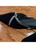 Lulus 100% Velvet Black Flats Size 8 1/2 - photo 7