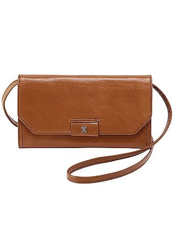 Hobo The Original Romy Crossbody Wallet in Truffle (view 1)