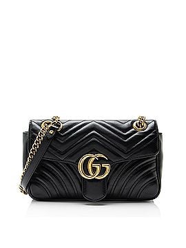 Gucci Gucci Matelasse Leather GG Marmont Medium Flap Bag (view 1)