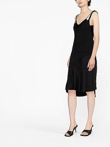 Victoria Beckham Women's Asymmetric Fringe Mini Dress (view 2)