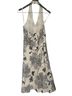 Ann Taylor Floral White Black Cocktail Dress Size 6 - photo 2