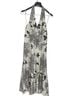 Ann Taylor Floral White Black Cocktail Dress Size 6 - photo 1