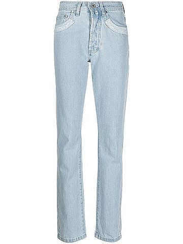 032c Women's Patchwork Organic Cotton Jeans (view 1)