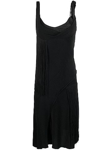 Victoria Beckham Women's Asymmetric Fringe Mini Dress (view 1)