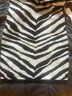 Express Zebra Print Black White Cocktail Dress Size M - photo 4