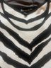 Express Zebra Print Black White Cocktail Dress Size M - photo 3