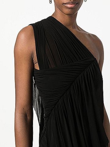 Rick Owens Women's One-Shoulder Short Dress (view 2)