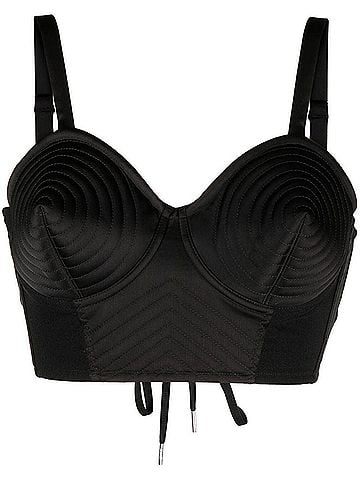 Jean Paul Gaultier Women's Conical Corset Cropped Top (view 1)