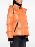 PEUTEREY 100% Nylon Solid Orange Women's Kasha Down Jacket Size M - photo 4