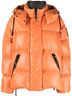 PEUTEREY 100% Nylon Solid Orange Women's Kasha Down Jacket Size S - photo 1