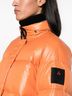 PEUTEREY 100% Nylon Solid Orange Women's Kasha Down Jacket Size S - photo 2