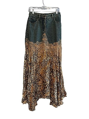 Newport News Jeanology Collection Denim Skirt (view 1)
